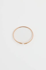 Tiffany & Co. 18K Rose Gold & Diamond T Wire Bracelet