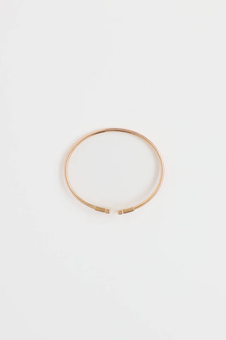 Tiffany & Co. 18K Rose Gold & Diamond T Wire Bracelet