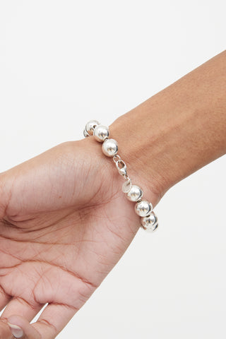 Tiffany & Co.Sterling Silver Hardwear Ball Bracelet