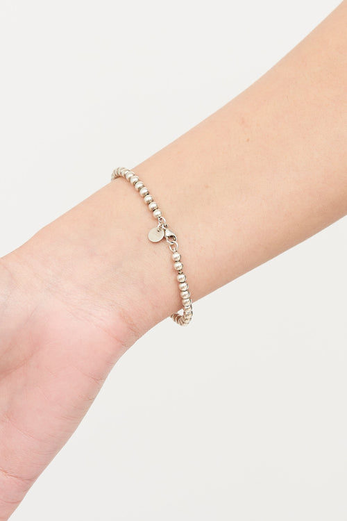 Tiffany & Co. Sterling Silver Mini Bow Bracelet