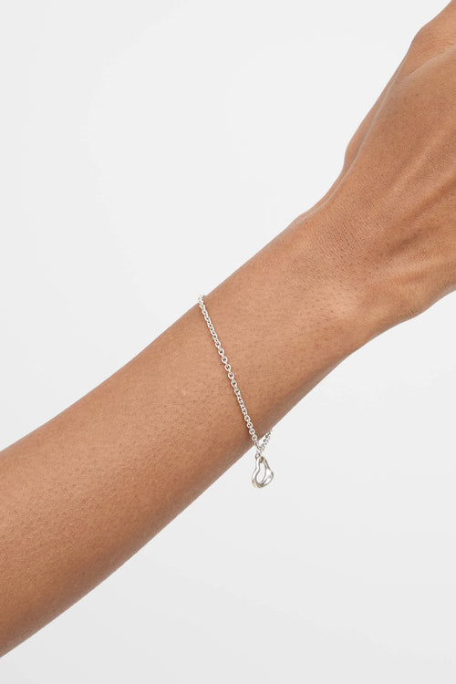 Tiffany & Co. X Elsa Peretti Sterling Silver Open Heart Bracelet