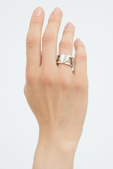 Tiffany & Co. Sterling Silver 'Return to Love' Wide Ring