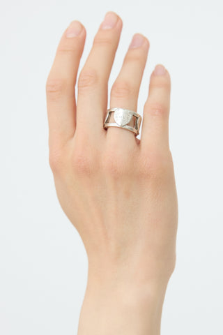 Tiffany & Co. Sterling Silver 'Return to Love' Wide Ring