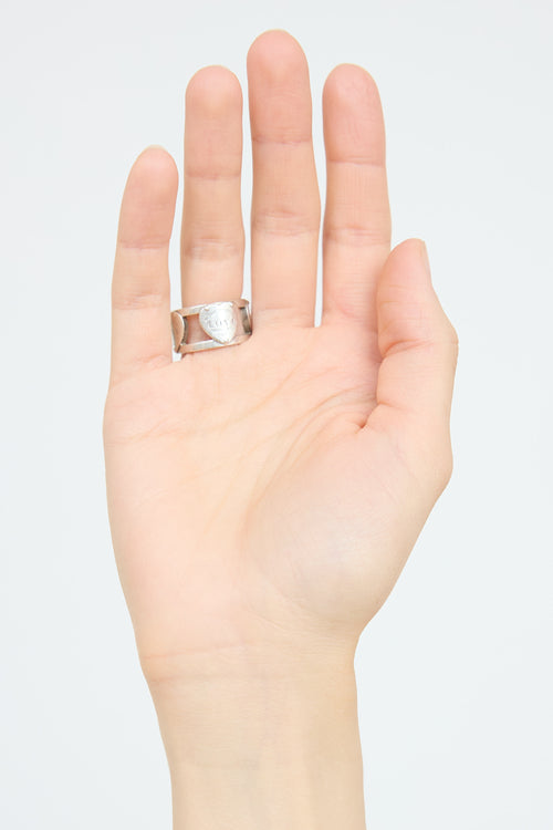 Tiffany & Co. Sterling Silver 'Return to Love' Wide Ring