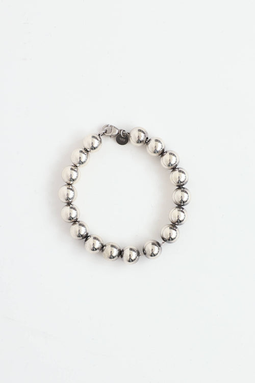 Tiffany & Co. Sterling Silver HardWear Ball Bracelet