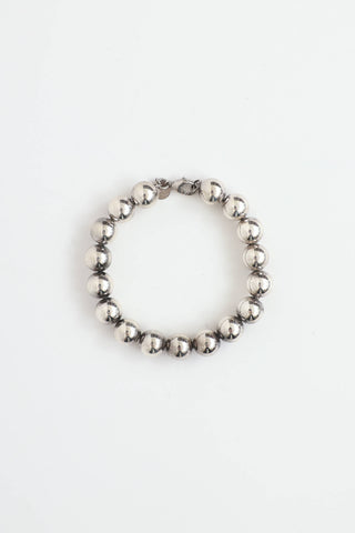 Tiffany & Co. Sterling Silver HardWear Ball Bracelet