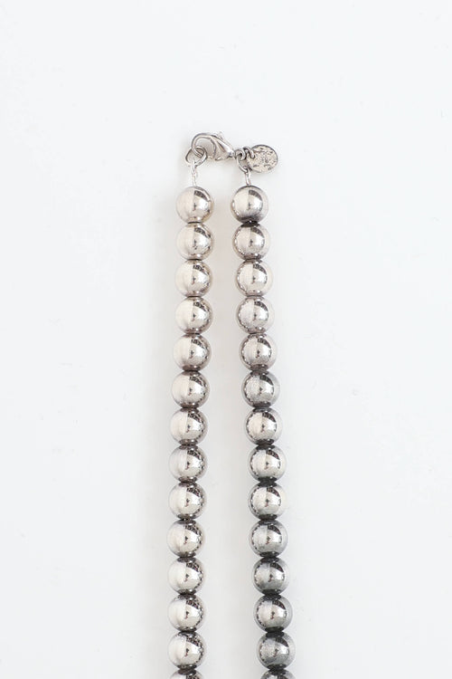 Tiffany & Co. Sterling Silver HardWear Ball Necklace
