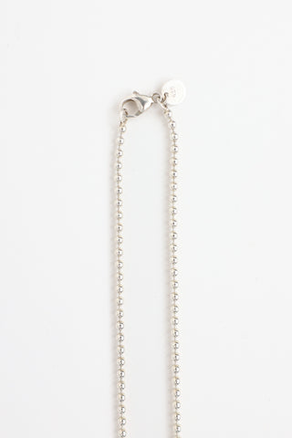 Tiffany & Co. Sterling Silver Bead Ball Necklace