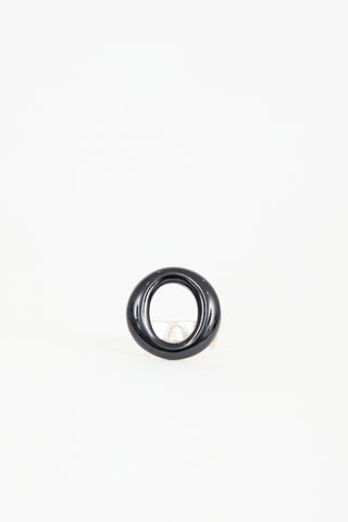 Tiffany & Co. Sterling Silver & Enamel Sevillana Ring