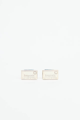 Tiffany & Co. Sterling Silver Envelope Cufflinks