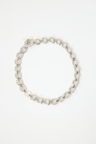 Tiffany & Co. Sterling Silver Square Cushion Necklace