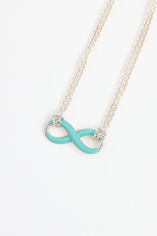 Tiffany & Co. Sterling Silver Infinity Pendant Necklace