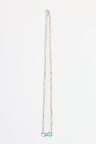 Tiffany & Co. Sterling Silver Infinity Pendant Necklace