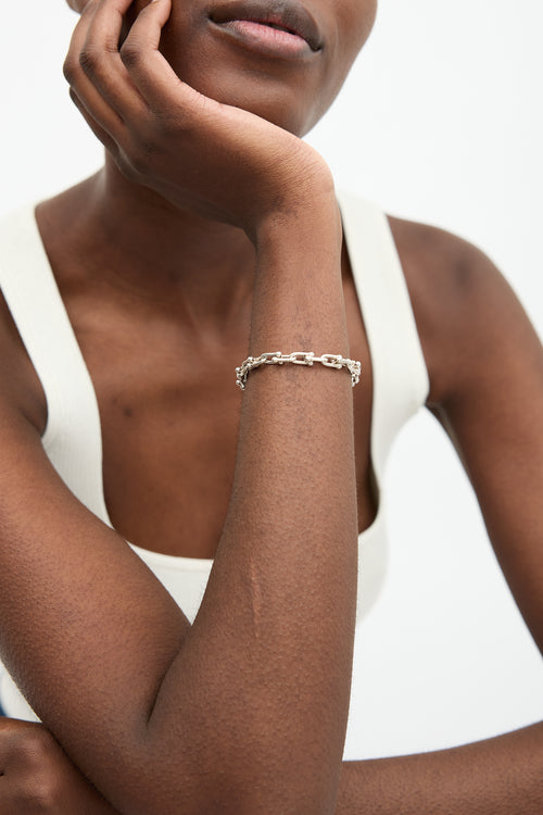 Tiffany & Co. Sterling Silver HardWear Small Link Bracelet
