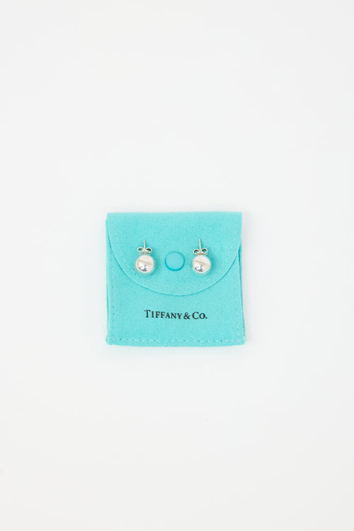 Tiffany & Co. Sterling Silver HardWear Ball Earrings
