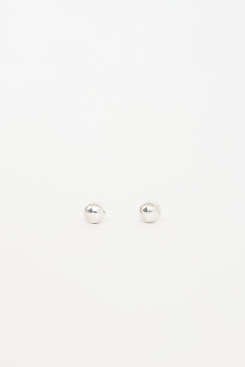 Tiffany & Co. Sterling Silver HardWear Ball Earrings