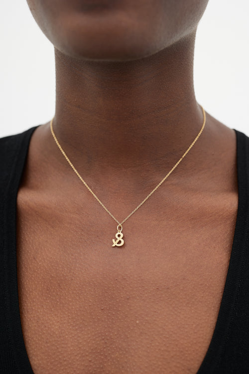 Tiffany & Co. 18K Gold & Pendant Necklace