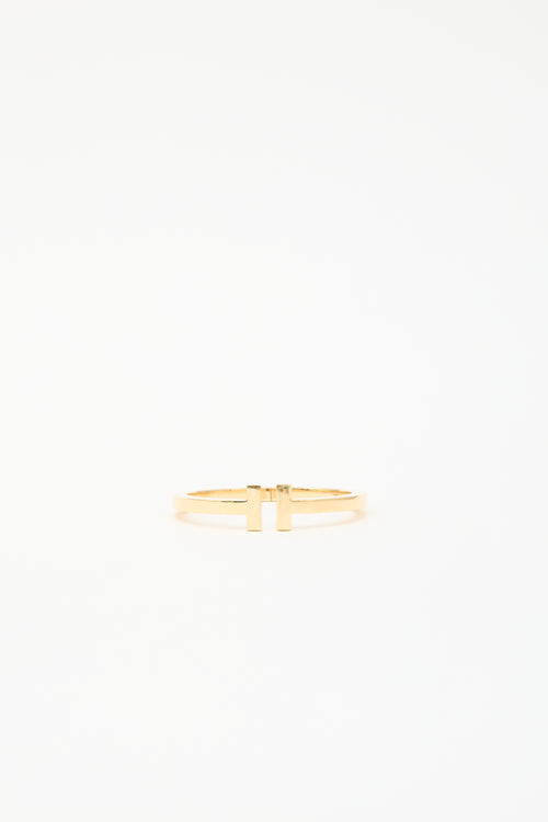 Tiffany & Co. 18k Gold T Square Bracelet