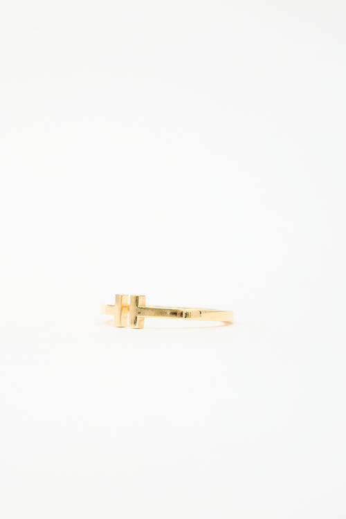 Tiffany & Co. 18k Gold T Square Bracelet