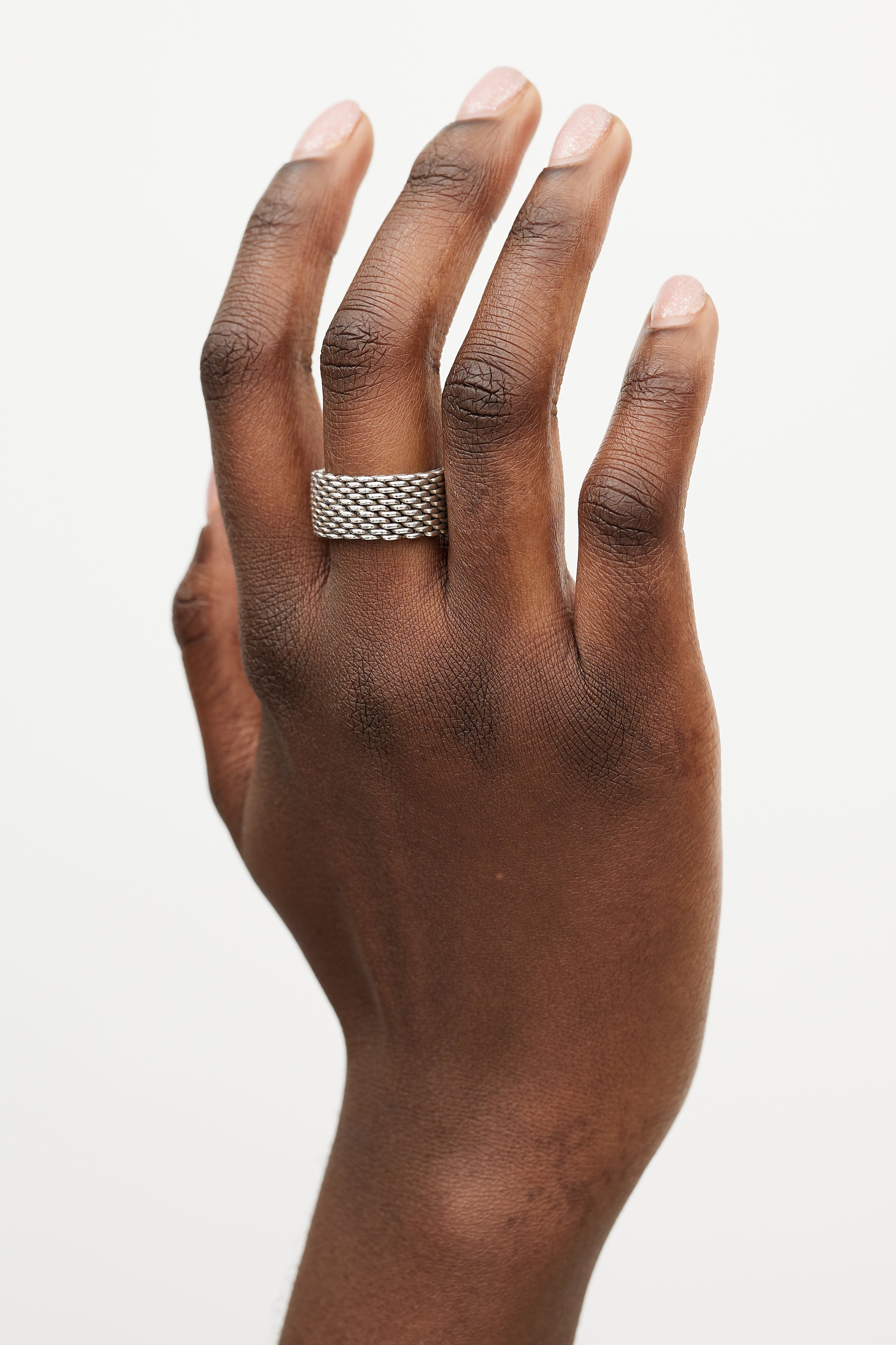 Tiffany & Co. // Silver Wide Chainmail Somerset Ring – VSP Consignment