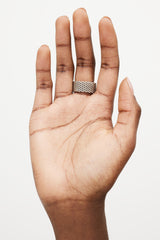 Tiffany & Co. Silver Wide Chainmail Somerset Ring