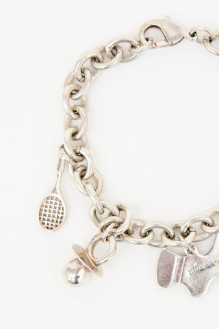 Tiffany & Co. Sterling Silver Charm Bracelet