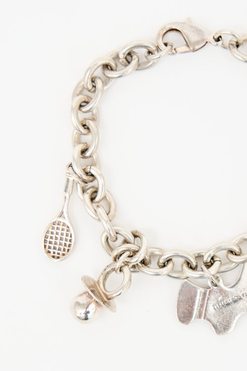 Tiffany & Co. Sterling Silver Charm Bracelet