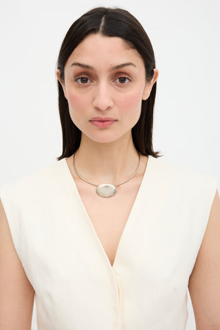 Tiffany & Co. Sterling Silver Disc Necklace