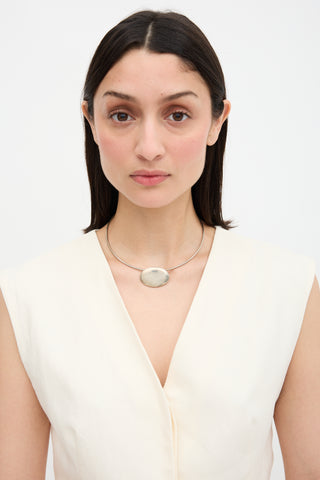Tiffany & Co. Sterling Silver Disc Necklace