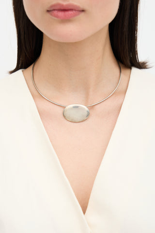 Tiffany & Co. Sterling Silver Disc Necklace