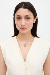 Tiffany & Co. Sterling Silver Four Heart Clover Necklace