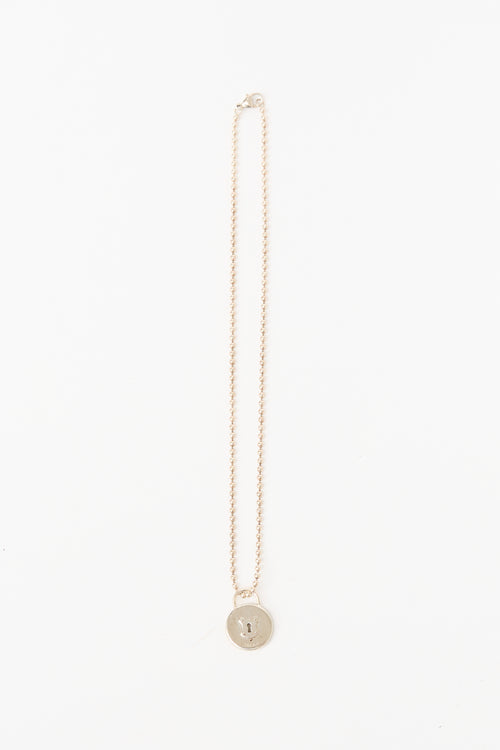 Tiffany & Co. Sterling Silver Padlock Necklace