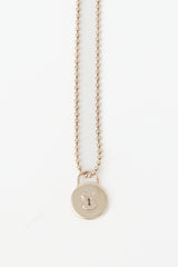 Tiffany & Co. Sterling Silver Padlock Necklace