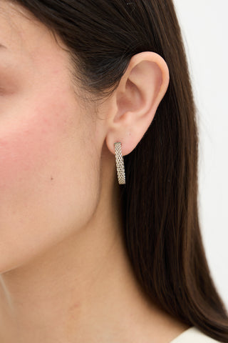 Tiffany & Co. Sterling Silver Somerset Hoop Earrings