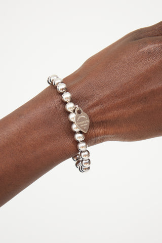 Sterling Silver Return To Tiffany Heart Tag Bracelet