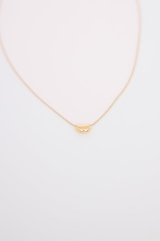 Tiffany & Co. x Elsa Peretti 18K Yellow Gold Bean Necklace