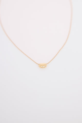 Tiffany & Co. x Elsa Peretti 18K Yellow Gold Bean Necklace