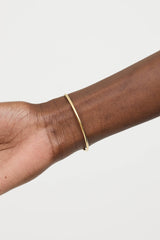 Tiffany & Co.18K Gold Key Wire Bangle
