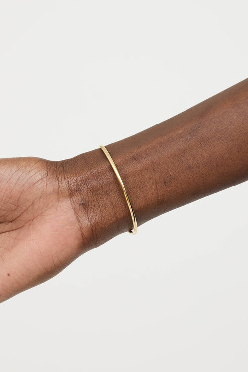 Tiffany & Co.18K Gold Key Wire Bangle