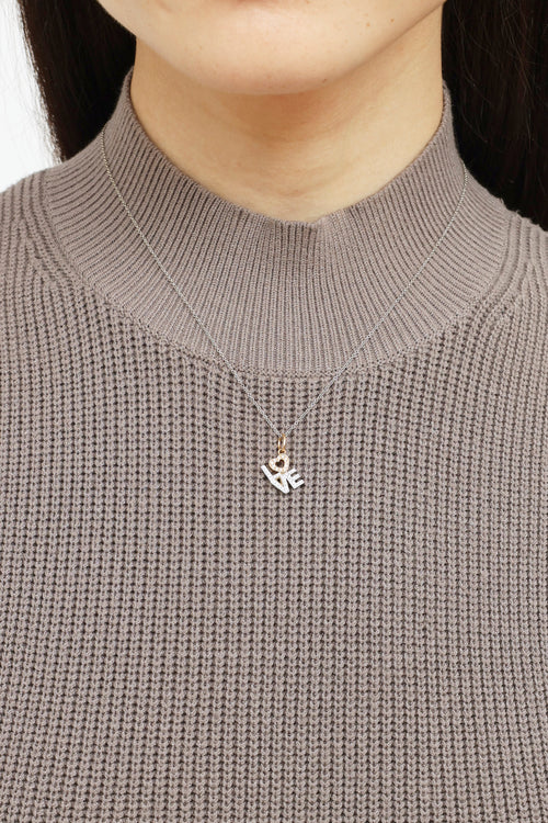 Tiffany & Co. AU 750 Love Necklace