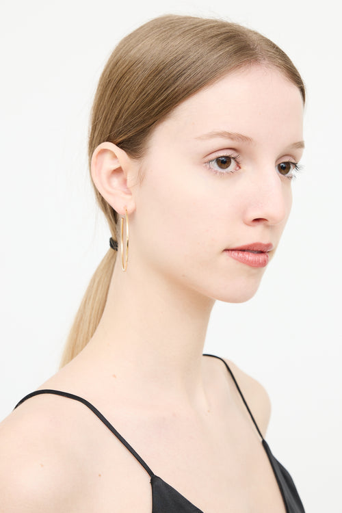 Tiffany & Co. 18K Yellow Gold Hoop Earring