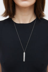 Tiffany & Co. // Sterling Silver 1837 Bar Pendant Necklace – VSP