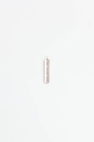 Tiffany & Co. Sterling Silver 1837 Bar Pendant