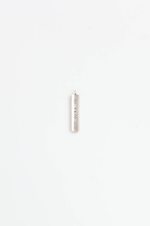 Tiffany & Co. Sterling Silver 1837 Bar Pendant
