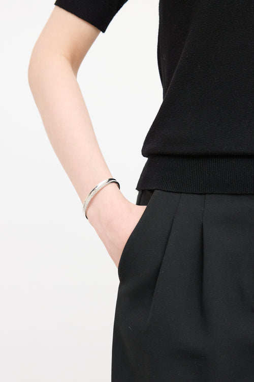 Tiffany & Co. Sterling Silver 1837 Cuff Bracelet