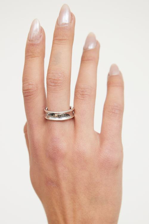 Tiffany & Co. Sterling Silver 1837 Band Ring