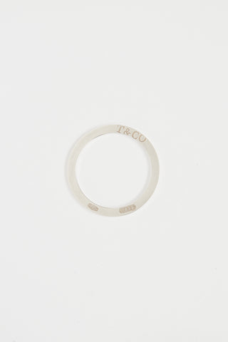 Tiffany & Co. Sterling Silver 1837 Circle Bangle Bracelet