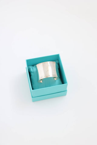 Tiffany & Co. Sterling Silver 1837 Wide Band Cuff