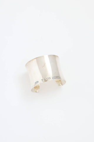 Tiffany & Co. Sterling Silver 1837 Wide Band Cuff