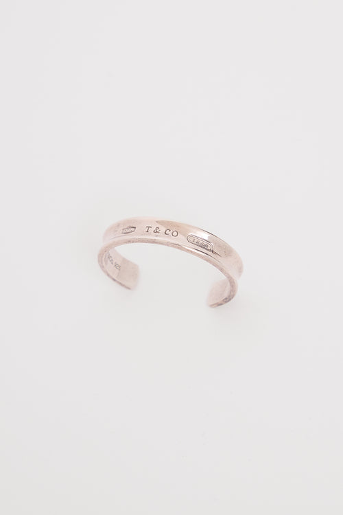 Tiffany & Co. Sterling Silver 1837 Wide Cuff Bracelet